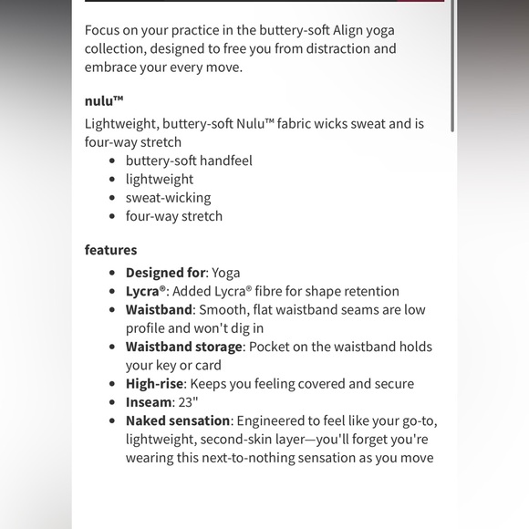 Lululemon- Sz 14- Cropped-ish Aligns- Black Cheetah Print- Pilling - Picture 12 of 12